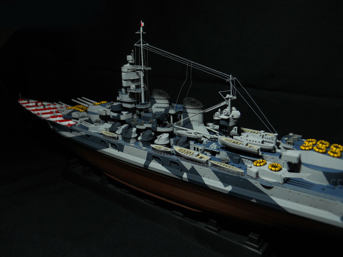 小号手拼装战舰模型05777仿真1/700罗马号维内托级军事战列舰船模 - 360购物
